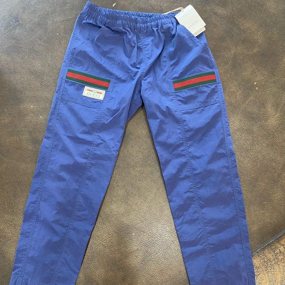 Gucci track pants size 10